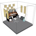 LONDON-8-B - Kits Complets - Pièce 9m2 - beige PRIMACOUSTIC