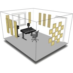 LONDON-10-B - Kits Complets - Pièce 11m2 - beige PRIMACOUSTIC