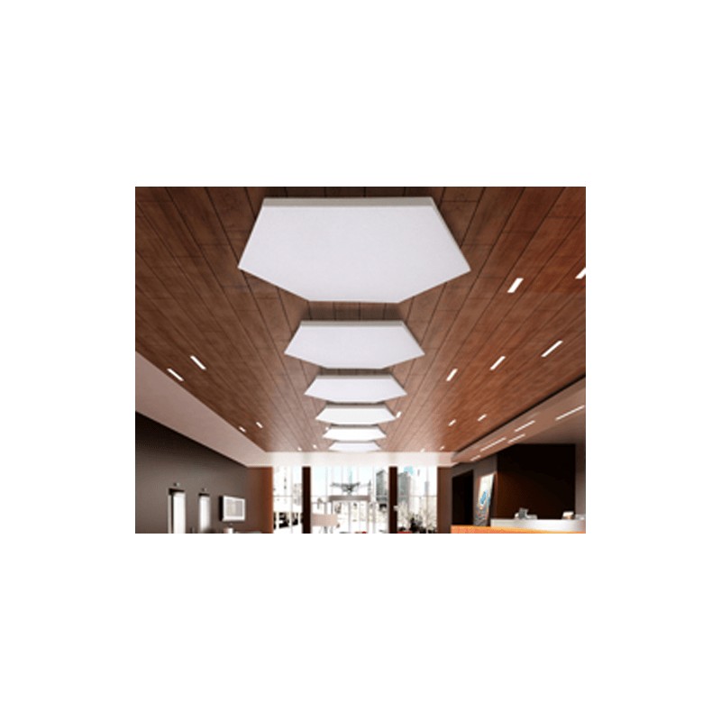 PAINT-HEXUS-36 - Paintable Plafond - 2 panneaux hexagonaux 91 cm PRIMACOUSTIC PAINT-HEXUS-36 - Paintable Plafond - 2 panneaux hexagonaux 91 cm PRIMACOUSTIC