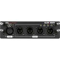 Cartes optionnelles - AES3 2 entrées 8 sorties ALLEN & HEATH