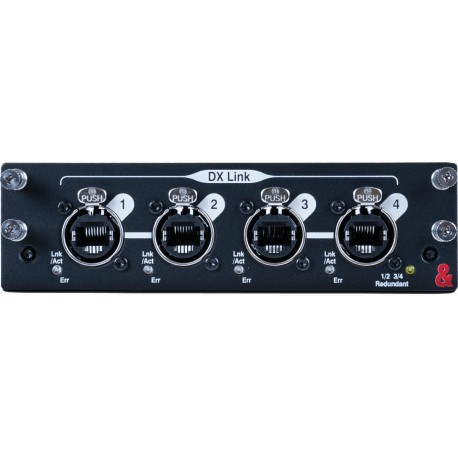 Cartes optionnelles - 4 ports DX 128 entrées, 64 sorties ALLEN & HEATH