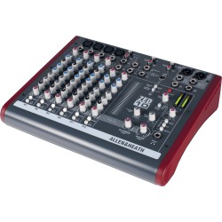 ZED-10 USB sans effet - 4 in mono, 2 stéréo, 2 AUX ALLEN & HEATH
