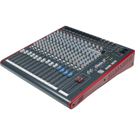 ZED-18 USB sans effet - 10 in mono, 4 stéréo, 4 AUX ALLEN & HEATH