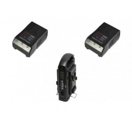 Kit 2 batteries V-Mount 95Wh et 1 chargeur double Swit