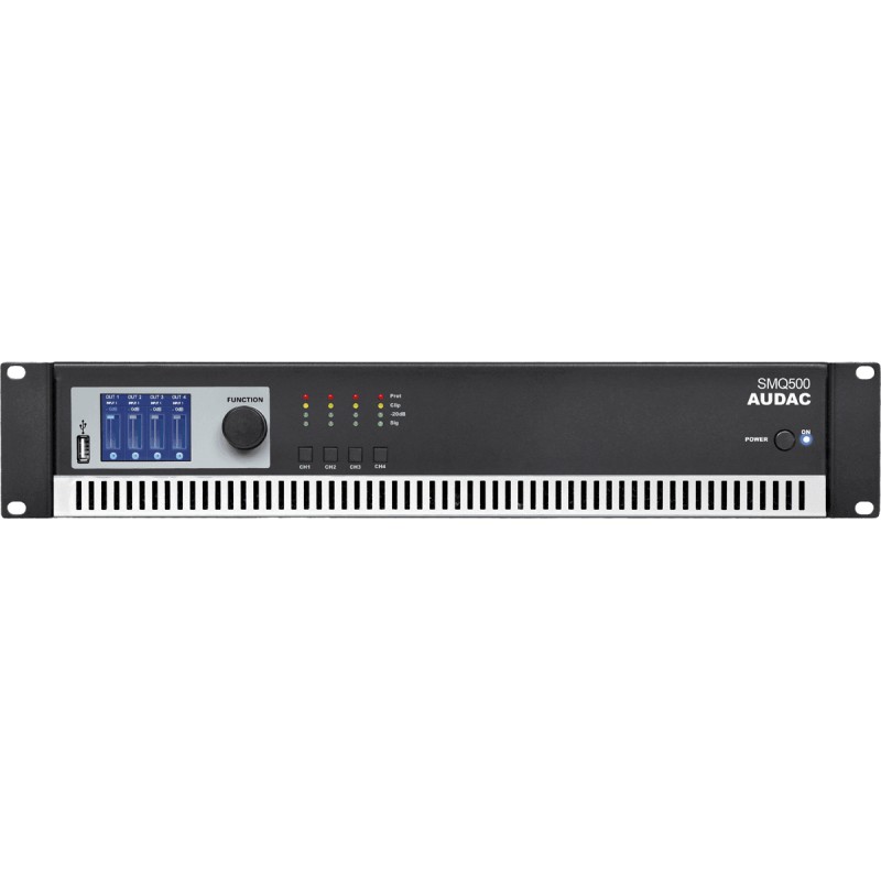 4 Canaux DSP - WAVEDYNAMICS 4 x 500W / 4 Ohms AUDAC 4 Canaux DSP - WAVEDYNAMICS 4 x 500W / 4 Ohms AUDAC