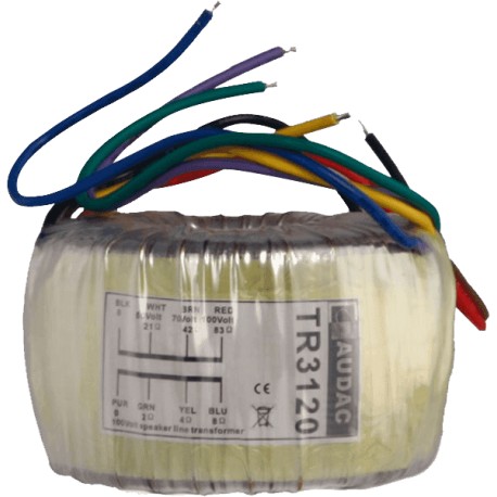Tranfos 100V - Transfo 100V Ampli - 60W AUDAC
