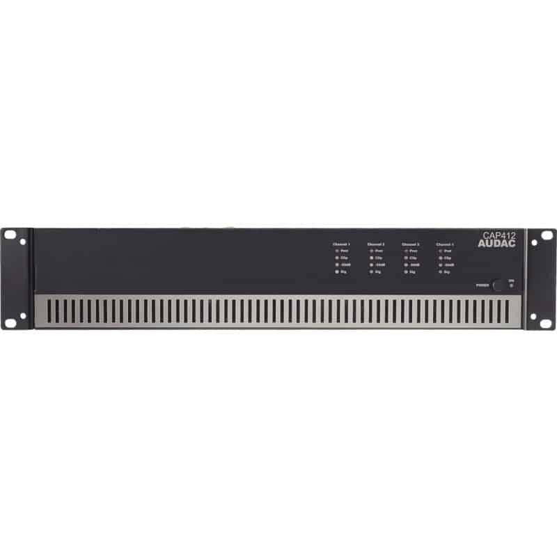 4 canaux - 4 x 120W / 100V AUDAC 4 canaux - 4 x 120W / 100V AUDAC