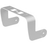 MBK455/W - ARES - Fix. Murale angulaire 90°+45° Pour ARES5A Blanc