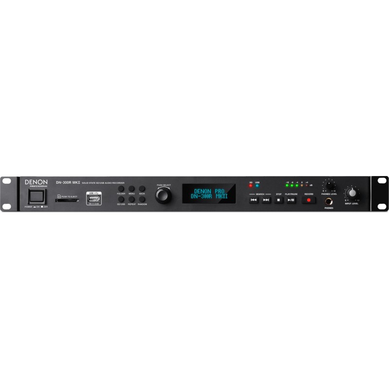 DN300RMKII : Enregistreur sur cartes SD/SDHC - USB DENON PRO DN300RMKII : Enregistreur sur cartes SD/SDHC - USB DENON PRO
