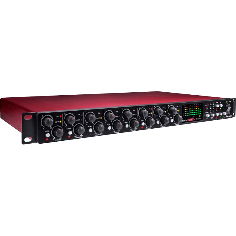 Préampli micro 8 canaux - compresseur FOCUSRITE Préampli micro 8 canaux - compresseur FOCUSRITE