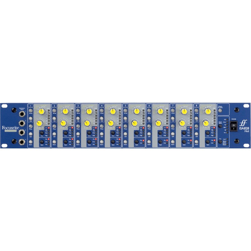 ISA-828-MK2 : ISA - 8 canaux FOCUSRITE ISA-828-MK2 : ISA - 8 canaux FOCUSRITE