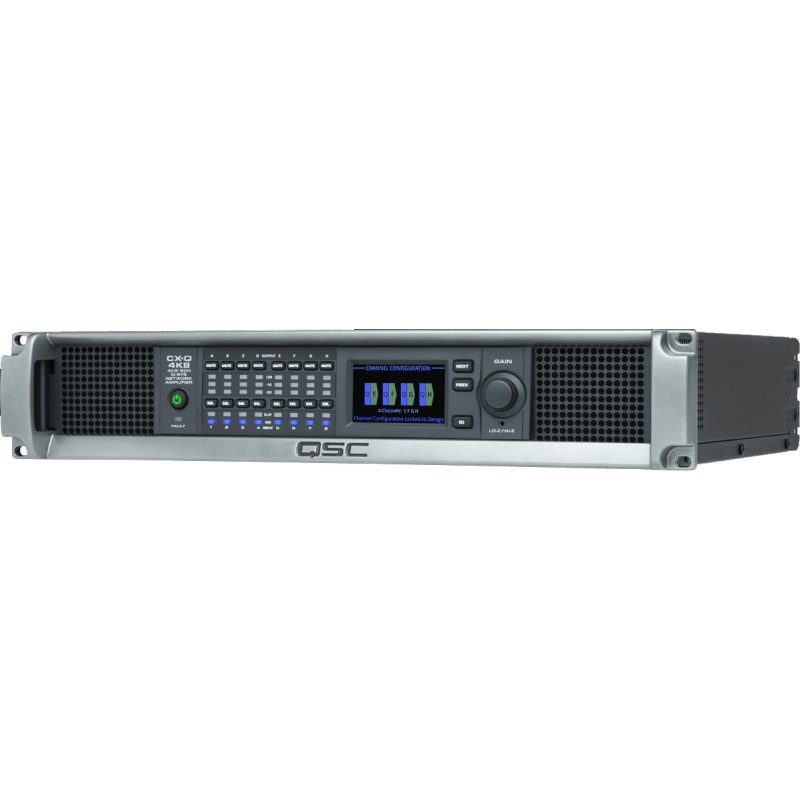 CX-Q - FlexAmp 4000W-8ch/8Ω ou 100V (Q-Lan) QSC SYSTEMS CX-Q - FlexAmp 4000W-8ch/8Ω ou 100V (Q-Lan) QSC SYSTEMS