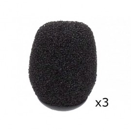 WS HS1 B - Pop filter noirs pour microphone serre tête(conditionné par 3) Rode
