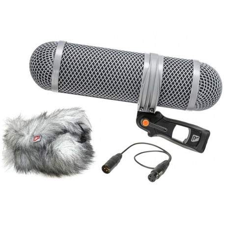 Super Shield S - Kit Bonnette Super-Shield + Suspension + Windjammer + câble - Taille S  Rycote