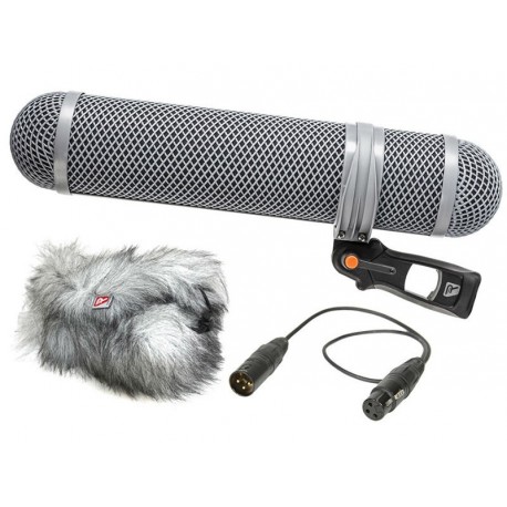 Super Shield L - Kit Bonnette Super-Shield + Suspension + Windjammer + câble Rycote