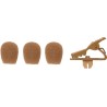 Bonnettes - Marron pour MX153 + pince micro