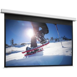 Ecran motorisé - Descender Pro - 4:3 240x208 Blanc Mat PROJECTA