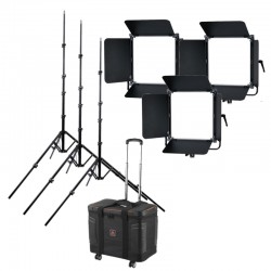 Kit lumière 3 panneaux reportage PBS-Leds