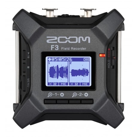 Enregistreur 2 pistes Broadcast de terrain-F3 Zoom