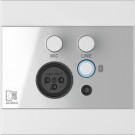 WP225-W - ARES - Contrôleur/récepteur mural - mic/line/BT - blanc