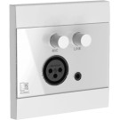 WP210-W - ARES - Panneau mural universel - mic/line - blanc