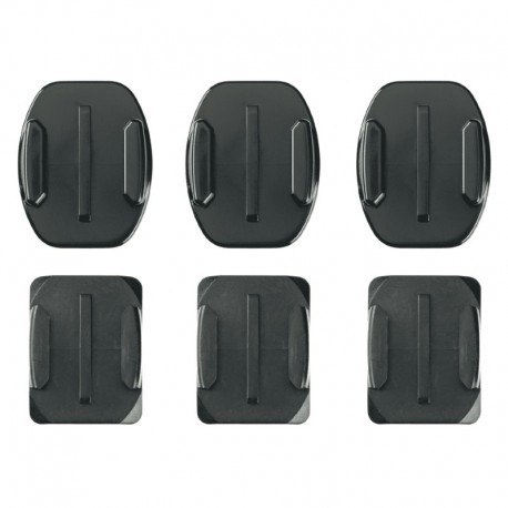 Fixations adhésives incurvées et plates pour Gopro GoPro