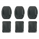 Fixations adhésives incurvées et plates pour Gopro GoPro