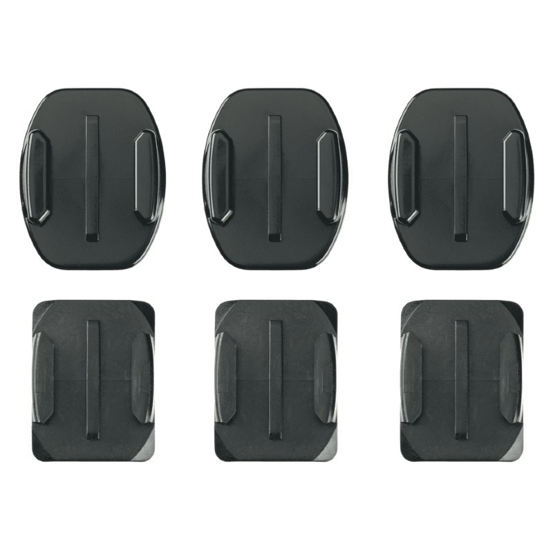 Fixations adhésives incurvées et plates pour Gopro GoPro Fixations adhésives incurvées et plates pour Gopro GoPro