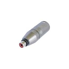 Adaptateur XLR male vers RCA femelle Neutrik