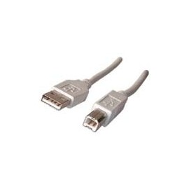 Cordon USB 2.0 Type AB - M/M - 1.8 m PBS