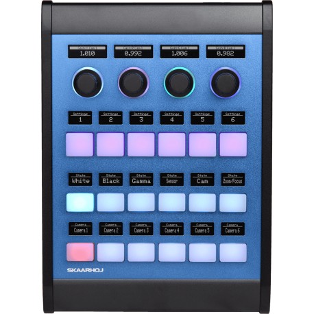 Panneau Auxiliaire 18 Pous. 4 Enc - INLINE-22-V2 SKAARHOJ