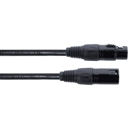 XLR3 Male Femelle 3m CORDIAL