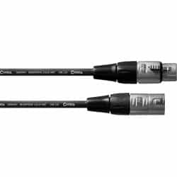 Symétrique Rean Silver - XLR mâle/XLR femelle - 2.5m CORDIAL