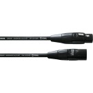 Symétrique Rean Silver - XLR mâle/XLR femelle - 2.5m noir CORDIAL
