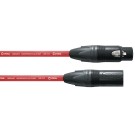 Symétrique Standard - XLR mâle/XLR femelle - 5m rouge