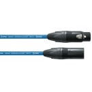 Symétrique Standard - XLR mâle/XLR femelle - 5m bleu