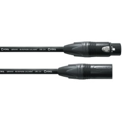Symétrique Longue portée - XLR mâle/XLR femelle - 5m CORDIAL