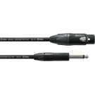 Asymétrique Standard - XLR femelle/Jack mâle mono - 2.5m