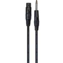 Profile - Jack mono mâle/XLR femelle 10m YELLOW CABLE
