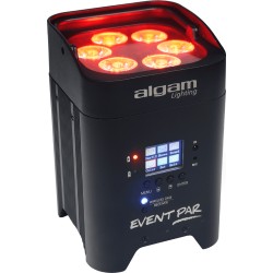 EVENTPAR - HEX - Par sur batterie LED 6 x 12W RGBWAUV ALGAM LIGHTING