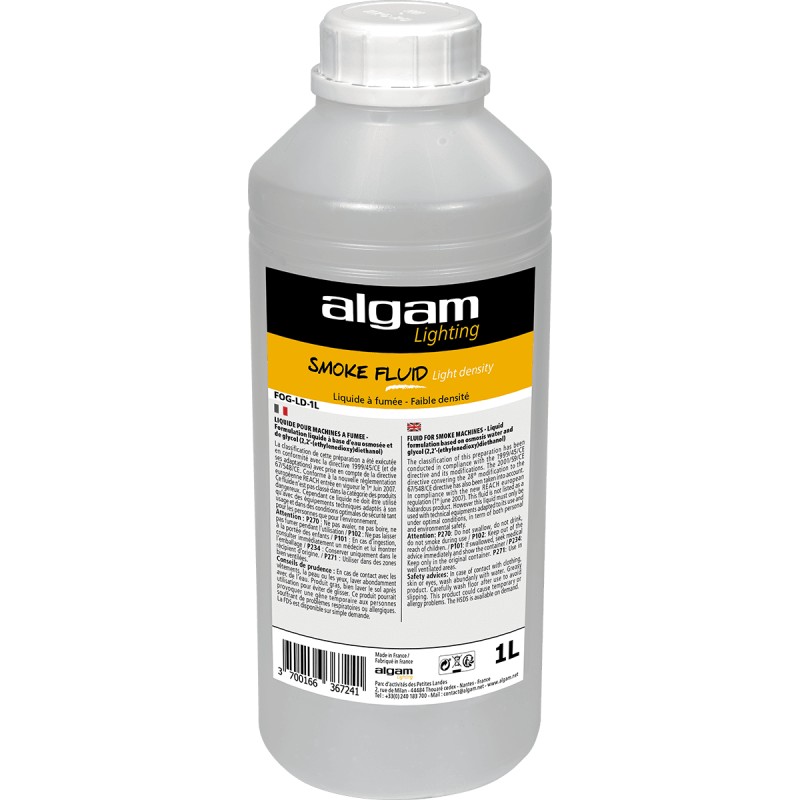 FOG-LD-1L - Faible densité - 1 litre ALGAM LIGHTING FOG-LD-1L - Faible densité - 1 litre ALGAM LIGHTING