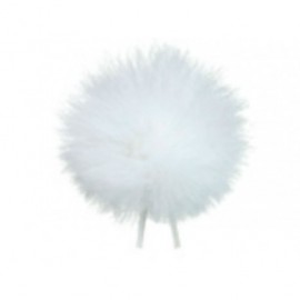 Bonnette poils blancs 28mm Bubblebee