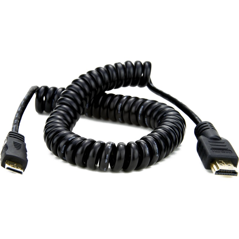 HDMI A Standard - HDMI C Mini Twisted 40-80 cm Atomos HDMI A Standard - HDMI C Mini Twisted 40-80 cm Atomos