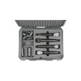 3I-1813-7WMC - Injection molded Case pour 8 Wireless Mic Systems.  SKB