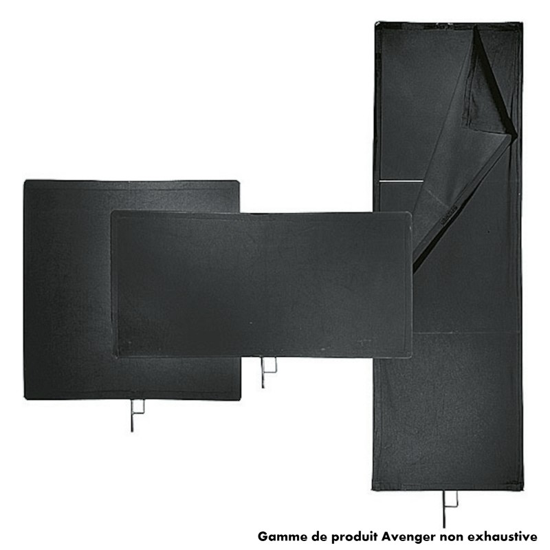 I1010 - Drapeau noir "meat axe"75x90cm Avenger I1010 - Drapeau noir "meat axe"75x90cm Avenger
