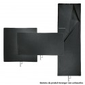 I1021 Noir - Drapeau noir"cutter"46x120cm Avenger