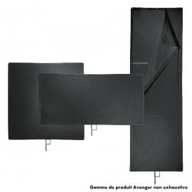 I750B - Drapeau noir 60x90 cm Avenger