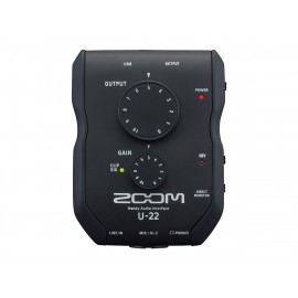 Interface audio 2 entrées / 2 sorties - USB 2.0  Zoom