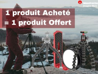 Offre Manfrotto - Sac/Trépied 1 acheté = 1 offert