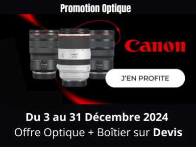 Canon : Promotion Optiques Hiver 